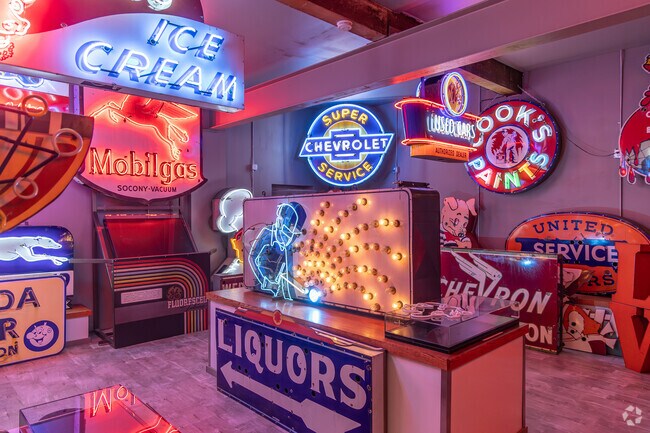 The National Neon Sign Museum is a popular attraction in The Dalles.