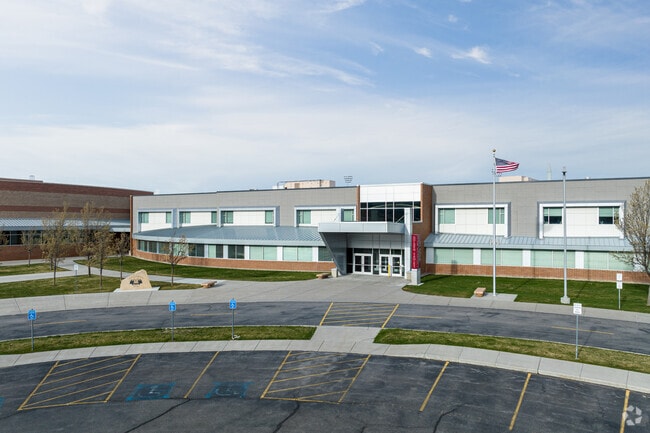 Maple Mountain High School serves the Mapleton neighborhood.