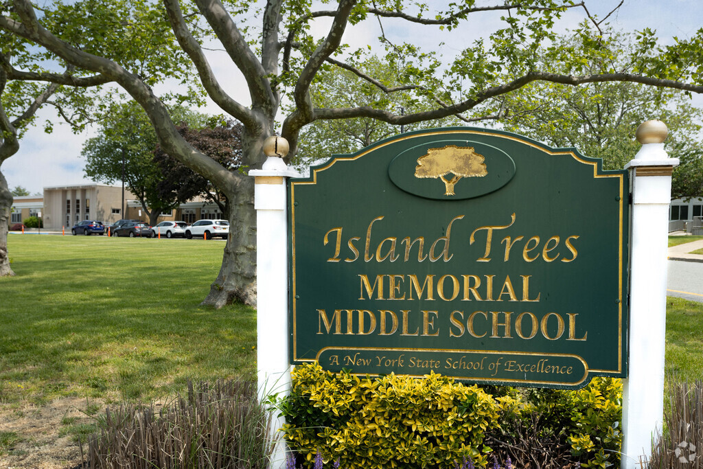 The Island Trees Middle School in Levittown, NY serves approximately 650 students in grades 5 - 8.