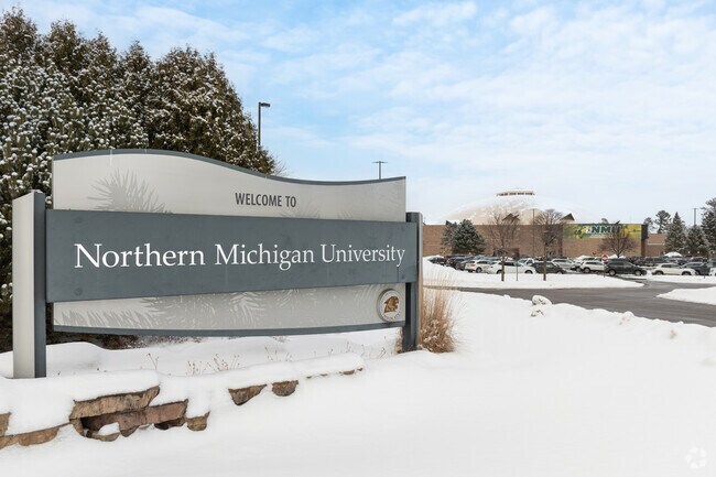 Northern Michigan University has a campus size of 360 acres right on Lake Superior.
