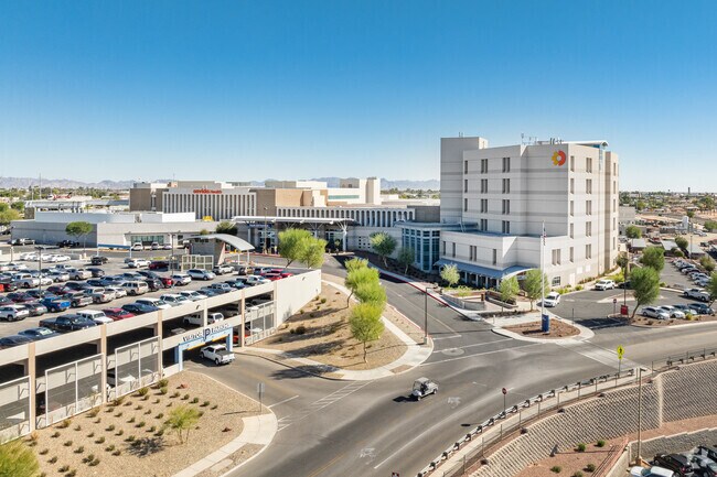 Medical workers living in Country Estates, AZ are a few miles from Yuma Medical Center.