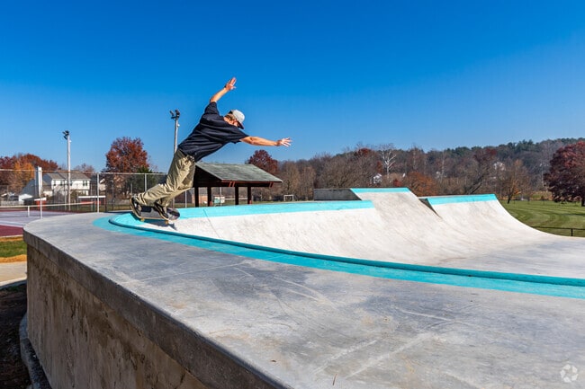 Everyday is for shredding at the skatepark in Woodsboro Park.