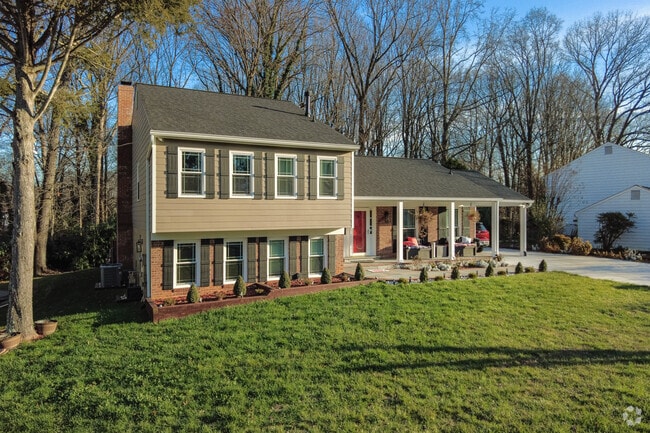 Split-level homes are a distinctive residential design found throughout Burke.