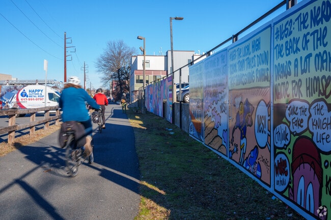 Residents of Belmont love taking advantage of being active along the Northern Strand Trail.