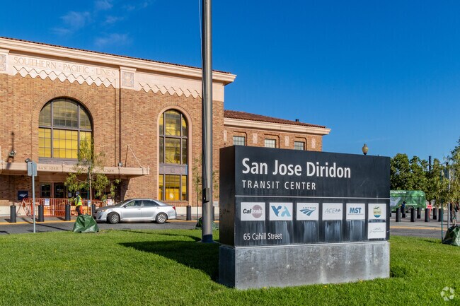 Bascom-Forest residents can use the light rail at The Diridon Station to travel around San Jose.