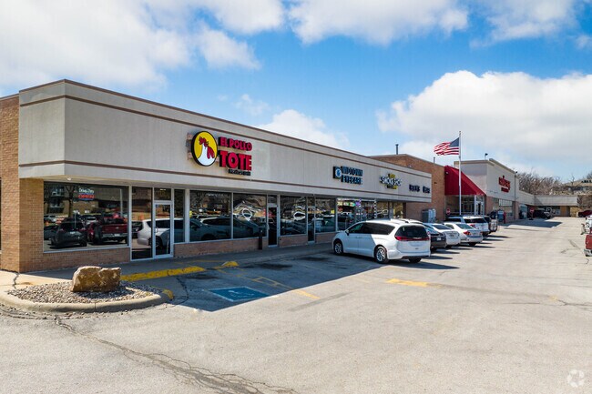 Lots of shopping and dinning options are offered in Grover Plaza.