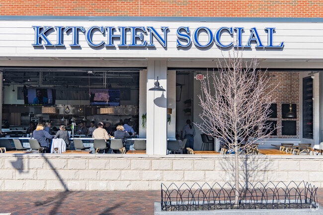 Kitchen Social is a popular restaurant in Montgomery that features great food and cocktails.
