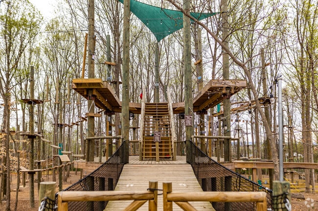 Tree Trekkers is Frederick's newest and largest outdoor aerial adventure park with 16 trails.