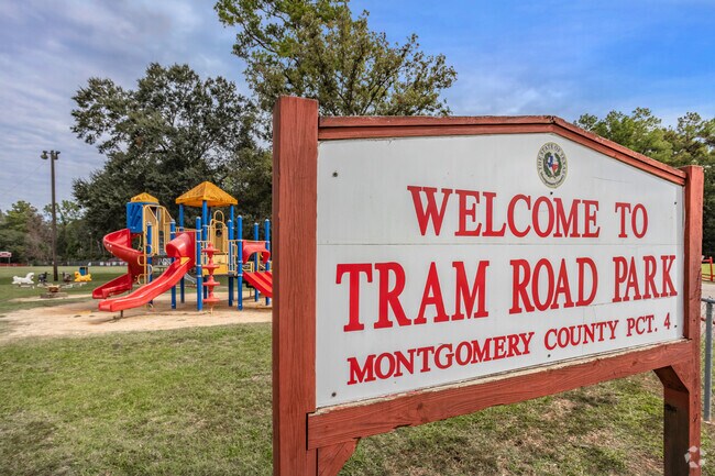 Tram Road Park is a gem for Patton Village children with various play area equipment.