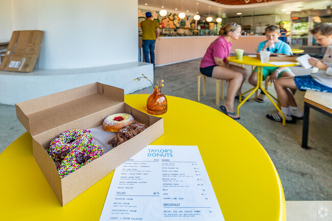 You can always find a sweet treat in the morning at Taylor's Donuts.