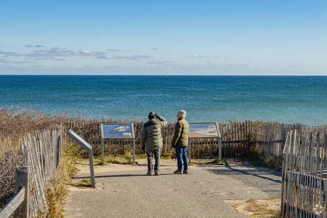Eastham’s beaches offer endless walks and ocean views, perfect for relaxing by the water.