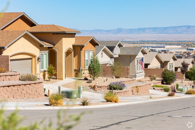 Residents of West Los Lunas enjoy views of the beautiful Sandia Mountains to the northeast.