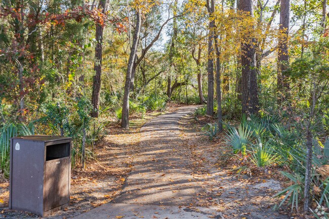 Herbert H. Jessen Public Boat Landing in Summerville has amazing tree shaded trails.