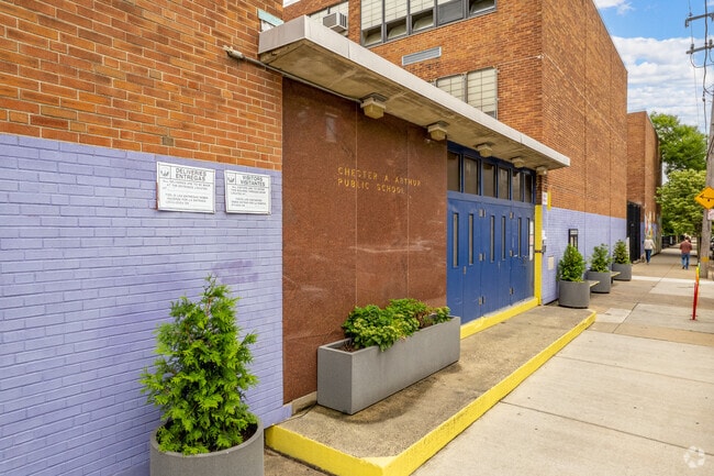 Enter Chester A. Arthur School from Catherine Street is in Philadelphia.