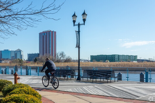 The Wilmington Riverwalk is a great place to get some exercise outdoors near Ashley.