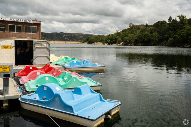 Paddle boat rentals can be fun for the day at Dixon Lake in Daley Ranch.