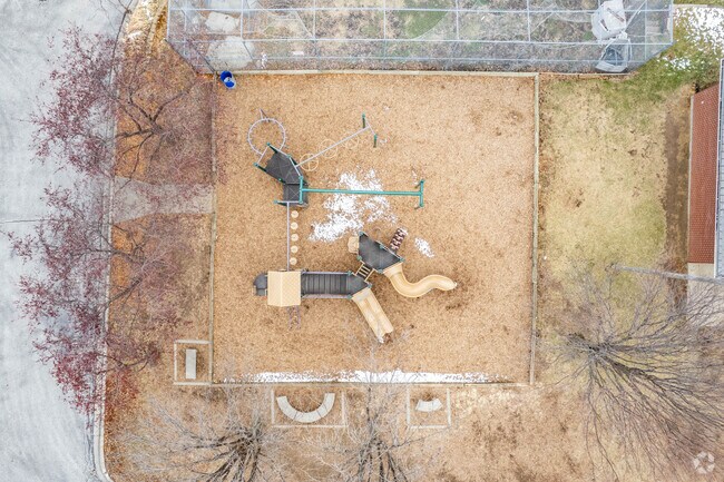 Sts. Peter and Paul School has a small playground for the kids.