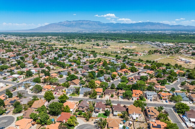 Westside is a secluded suburb surrounded by retail to the west & the Bosque Forest to the east.