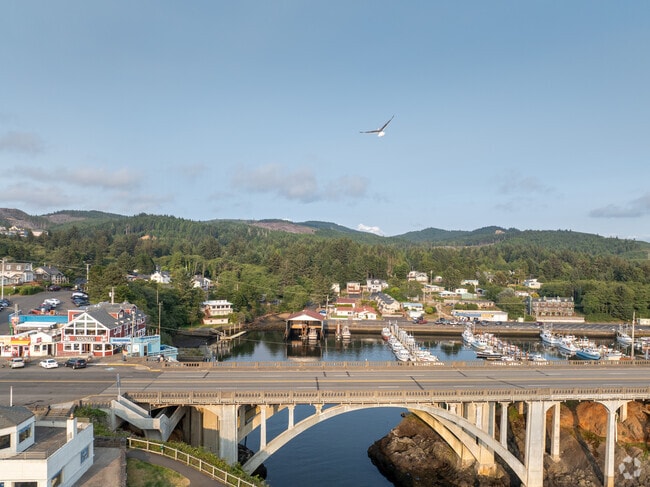 The quaint town of Little Whale Cove offers stunning ocean and harbor views.