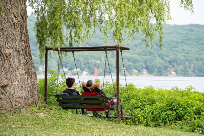 Stewart Park is known for having the best views of Cayuga Lake in Ithaca.