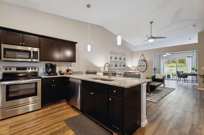 Spacious Kitchens with Breakfast Bar and Room for a Table