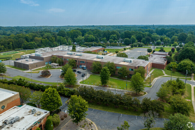 Idlewild Elementary School campus in Charlotte, NC.