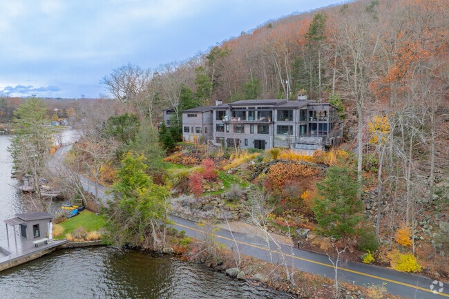 Waterfront homes in New Preston rank among the most expensive.