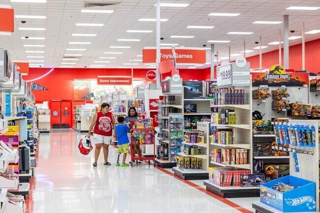 Valley View residents bring the kids to Target for new clothes.