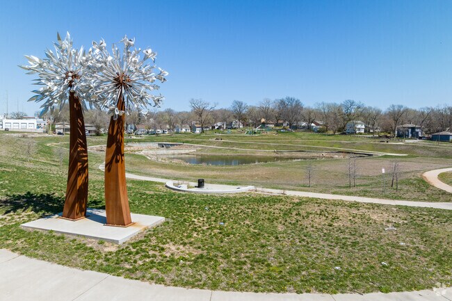 Marlborough Green Space is located on E81st and Troost Avenue with loads of fun to enjoy.