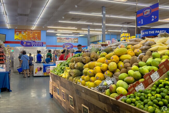 Santiago's Market is a thriving ethnic grocery store where residents can grab a quick bite.