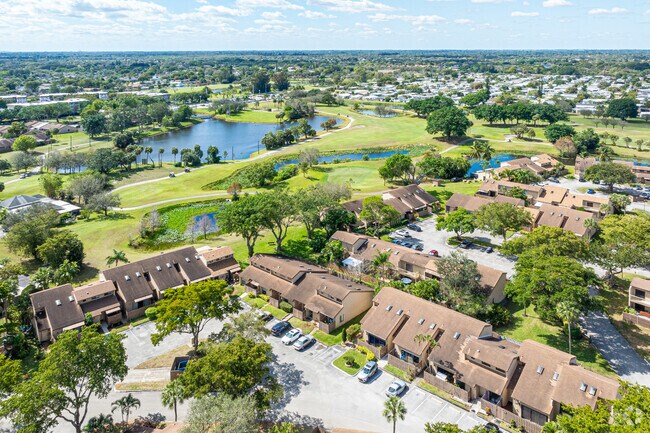 Park City is split in half for the Davie Golf Club.