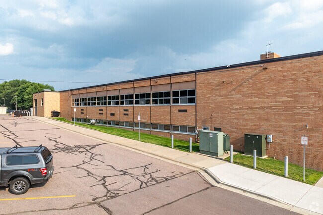 Patrick Henry Middle School is located just to the north of Interstate 229.