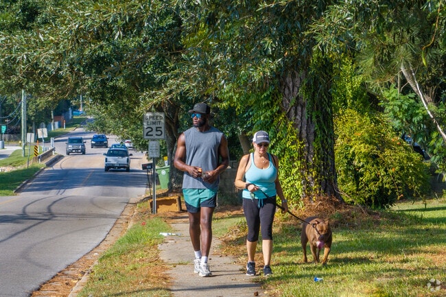 Walks along The Heights-Avenues showcase beautiful homes and lush surroundings.