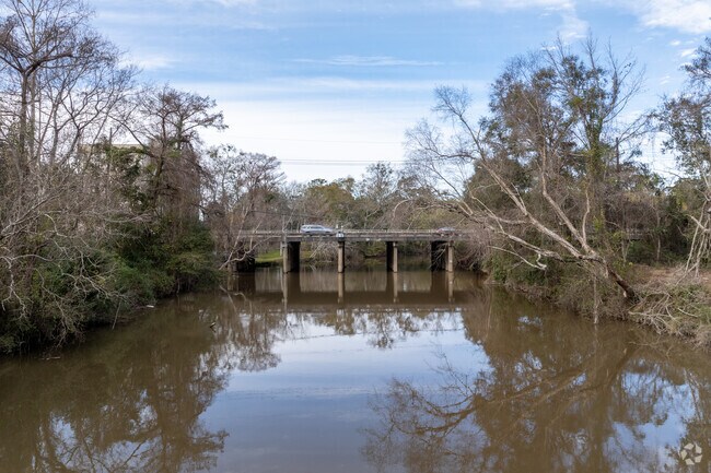 The Bogue Falaya Bridge near The Chimes connects scenic Covington.