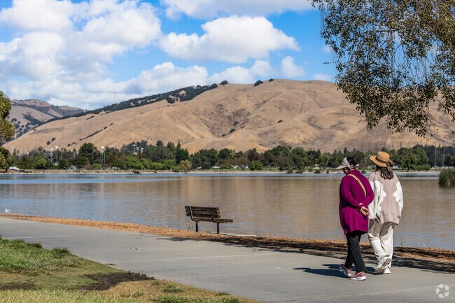 Lake Elizabeth offers scenic walking paths for a refreshing stroll.