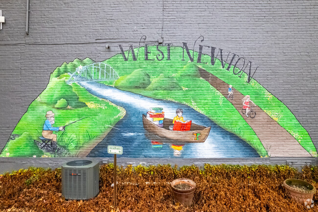 West Newton is a great town to relax in.