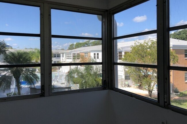 Florida room overlooking Pool
