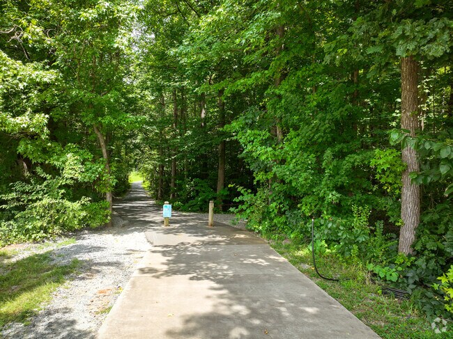 Greenways and walking trails are abundant throughout University City North in Charlotte, NC.