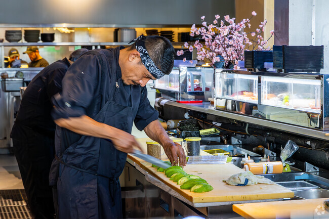 You'll love the fresh ingredients at Blue Sushi near Nelsons Creek.
