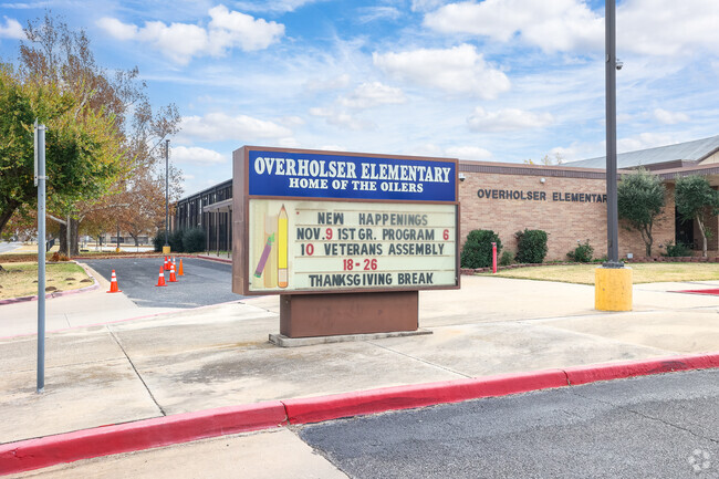 Overholser Elementary is within walking distance for many students.