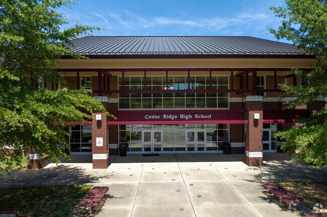 Cedar Ridge High It is one of two high schools in the Orange County, NC in Hillsborough.