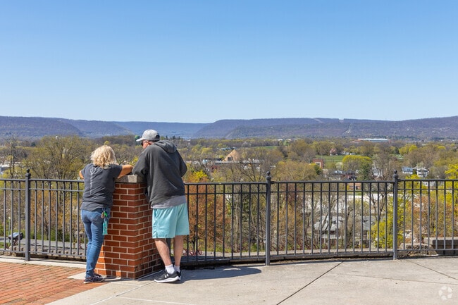 Reservoir Park borders Allison Hill to the east and offers excellent views of Harrisburg.