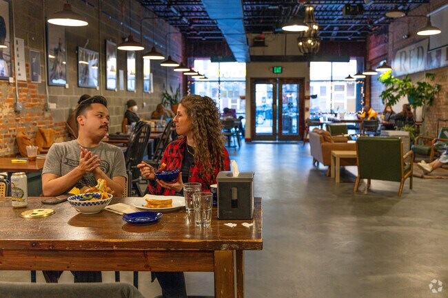 Red Emma's Bookstore Coffeehouse is a vegan cafe, bar, and bookstore in Baltimore, Maryland.