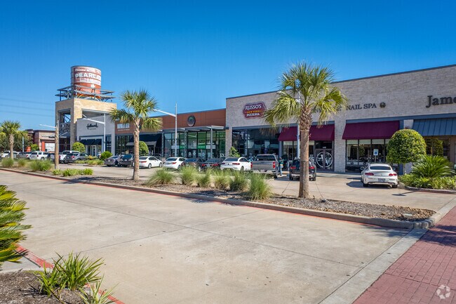 Pearland Town Center, located near Silverlake, features a wide range of restaurants and shops.