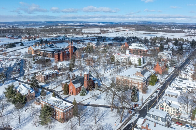Founded in 1832, Gettysburg College is tucked away in the northwest corner of the city.