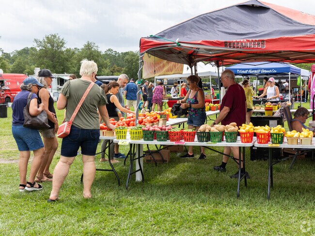 Fresh fruits and vegetables are plentiful at the Nocatee Farmers Market.