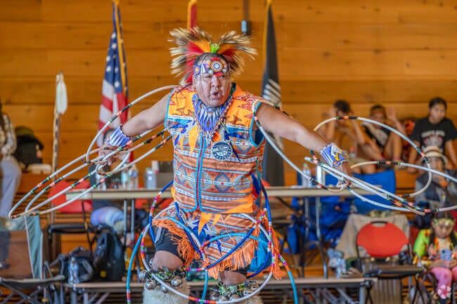 This incredible performance is a crowed pleaser at Chief Seattle Days in Suquamish.