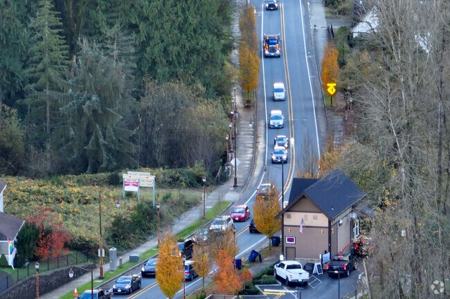 Cherry Gardens is about 7 miles outside the center of Duvall. which is a city of about 8,700