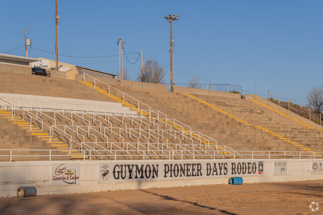 Henry C. Hitch Pioneer Arena hosts the Pioneer Day rodeo show in Guymon.