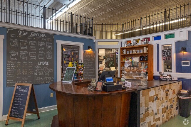 Sip a cup of coffee, hot chocolate or other specialty drinks and snacks at “Legal Grounds Coffee Shop” at 219 Elm in downtown Lumberton.